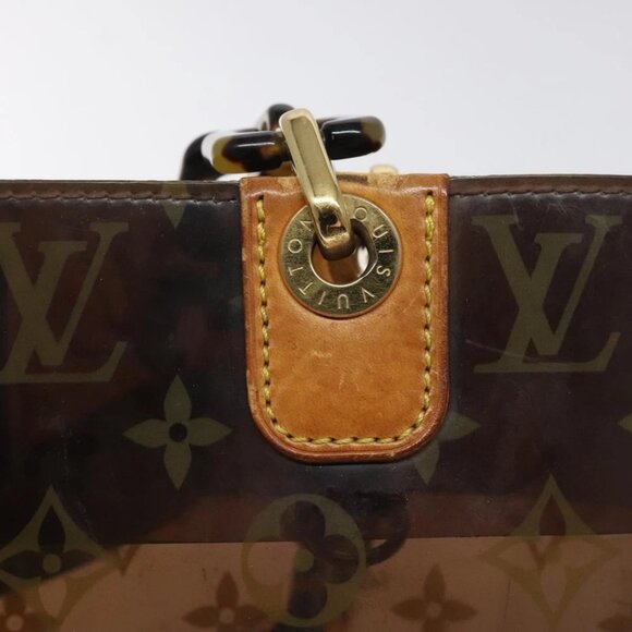 LOUIS VUITTON Monogram Vinyl Cava Amble PM Tote Bag Brown M92502 LV Auth bs25358 - Picture 11 of 14